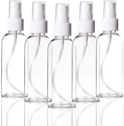 Sprey şişeleri, 3.4 oz 100ml taşınabilir ince sis mini seyahat şişesi, küçük evcil hayvan plastik doldurulabilir sıvı kaplar