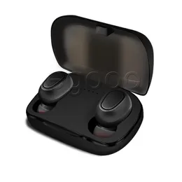 Double Ear TWS Twins Double Wireless Bluetooth Earphone v5.0 med laddare Dock Earbuds hörlurar för Andriod