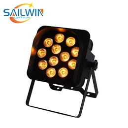 Bezprzewodowa bateria Zasilana WiFi DMX 12X18W RGBAW UV 6IN1 Ślub LED Par Light