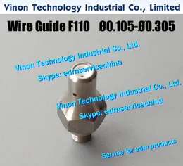 Guia superior do diamante do guia do fio F110 / 45T para o cone 45 graus Ø0.10 / 0.15 / 0.20 / 0.25 / 0.30mm para Fanuc A290-8103-X705, A290-8103-X706, A290-8103-X707