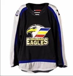 Maglia personalizzata da uomo giovanile da donna Vintage Custom 2018 20 Maglia da hockey vintage Colorado Eagles Taglia S-5XL