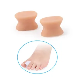 alluce valgo gel di silicone separatore della punta distanziatore della punta dita sovrapposte correttore alleviare dolori dolorosi borsiti borsite stecca protezione borsite