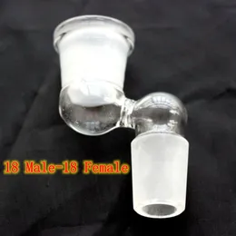 10-teiliges Glas-Drop-Down-Adapter für Wasserpfeifen, männlich und weiblich, 14 mm, 18 mm, Drop-Down-Adapter, passend für Bongs