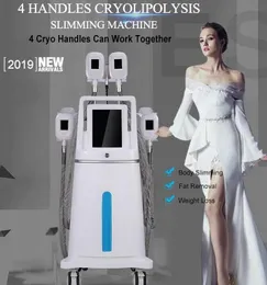 2019 newest 4 handles working together Cryolipolysis+Cavitation+RF+ lipolaser Multifunction Ultracavitador fat freezing slimming Machine