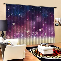 3d Curtain Living Room Beautiful Meteor Shower Beautiful And Practical 3d Digital Printing Curtains