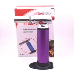 Più economico 1300C Butano Scorch Torch Jet Flame Torch Accendino da cucina Giant Heavy Duty Ricaricabile Micro Culinary Torch Autoaccensione