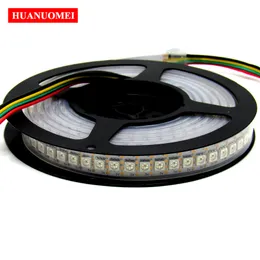 2M 5V 144LEDs / م APA102 RGB بكسل LED قطاع 5050 SMD مرنة ضوء TV الشريط والبيانات وCLOCK عنونة منفصل للماء IP67 PCB الأبيض