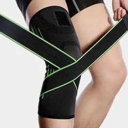 Online Knee Pads Säkerhet Fitness Träning Tryck Cykling Stickning Knäskydd Knä Träningsutrustning Basket Sport Fotboll Fotboll