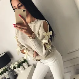 Kadın Örme Kazak Oymak Ilmek Yuvarlak Boyun Uzun Kollu Çekin Femme Hiver Nervürlü Rahat Jumper Kazak Kış Giysileri