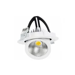 10 ADET 2700-7000K 110v 220V 240V 5w 7W 10W 20W 30W 40w Ayarlanabilir COB LED Gömme Tavan Trunk Downlight Giyim Store Sergi