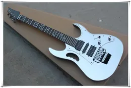 Mirror Veneer Body 24 Frets Chrome Hardware Electric Guitar med Tremolo Bridge, HSH Pickups, kan anpassas