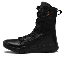 2019 Big Mäns Outdoor High Gang Army Slitstarkt Special Forces Tactical Boots Antiskid Extra Stora Desert Combat Shoes Fitness Yakuda Lokal webbutik