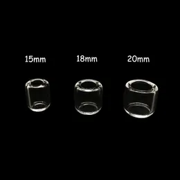 2019 Nuova vendita 15mm 18mm 20mm Splash Guard Inserto al quarzo Ciotola Tuta per bordo smussato Flat Top Quartz Banger Chiodi Bong per acqua in vetro