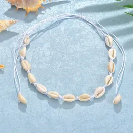 Shell Choker Halsband Smycken Strand Tassel Halsband Skal kedja för kvinnor krage