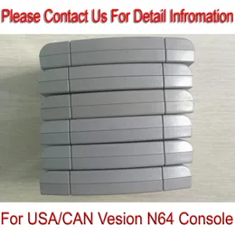 Klasyczna szara skorupa dla N64 USA / CAN Verion Console - Customs Roms Loaded - wersja US * Mieszane zamówienie * Darmowa wysyłka