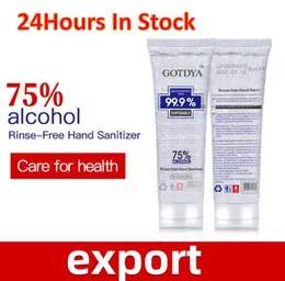 24 timmar i lager Hand Sanitizer Antibakteriell Desinfektion Gel Portable Hand Sanitizer med certifikat 80 ml 300 ml Gratis frakt