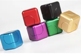 New high quality colorful creative aluminum magic cube Finger spinners finger gyro factory fingertips pressure toy