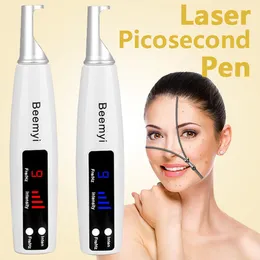 휴대용 레이저 문신 제거 Picolaser 펜 흉터 스폿 안료 요법 안티 에이징 홈 살롱 스파 사용 Picosecond Beauty Device Machine