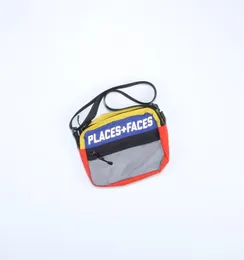 2019 Brand New Places+Faces 3M Reflective Skateboards Bag P+F Message Bags  Casual Men And Women Hip-hop Shoulder belt Bag Mini Mobile Phone