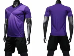 Mäns Mesh Performance Custom Soccer Jerseys Online Sets med Shorts Skräddarsydda Fotboll Uniformer Kläder Kit Sport Olika Färger Style