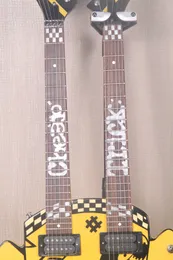 ギター Dick NIQ RICK NIELSEN™ Uncle Dick Doubleneck Mini Guitar Replica