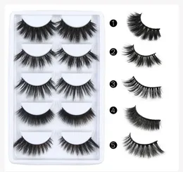 5 пар Mix Lashes Природные Ложные ресницы густыми ресницами мягкий макияж наращивание ресниц Длинные Черный Поддельный Lashes Макияж инструменты