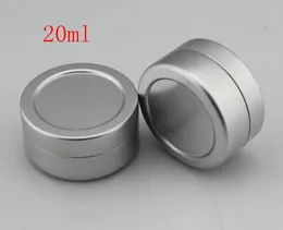 500pcs/lot Free Shipping 20g empty aluminium cream jars,cosmetic case jar,20ml aluminum tins, metal lip balm container