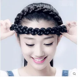 Fashion braided hemp braids headband headdress