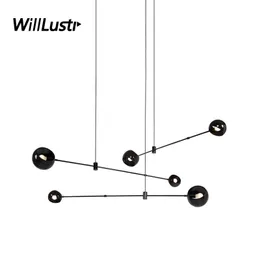 Minimalist Demir Kolye Lamba Amerikan Tarzı Süspansiyon Işık Otel Restoran Lounge Çalışma Yatak Odası Yemek Odası Asılı Aydınlatma