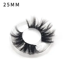 25mm Mink 6D Eyelashes with Tweezers Clip Big lashes 3 Pairs Natural Long Thick Handmade Lashes Hair Extension Popular Styles Beauty