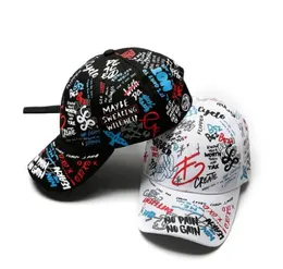 Vår Graffiti Printing Baseball Cap Child Parent Hat Long Tail Hip-hop hatt grossist cap GB1659