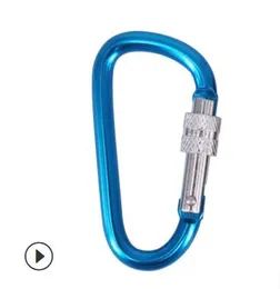 Gadżety na świeżym powietrzu aluminium Alloy Carabiner Lina Hak Klamra Plecak