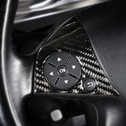 Accessori Adesivi Per mercedes W204 Classe C Pulsante interno per modifica auto in fibra di carbonio Copri pulsanti per auto volante
