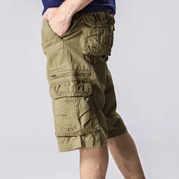 Partihandel Hot Sale Summer Mäns Army Cargo Work Casual Shorts Men Mode Sport Övergripande Byxor Plus Storlek