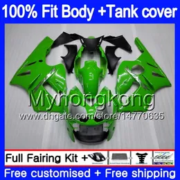 Injection OEM For KAWASAKI ZX 1200 12R 1200CC ZX-12R 2000 2001 222MY.23 Stock green ZX 12 R ZX1200 C 00 01 ZX12R 00 01 100%Fit Fairing