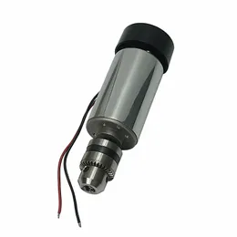1Pc Machine Tool Spindle 300W DC 12-48vdc 52MM Spindle Motor With Clamping Head Brush Air Cool For DIY PCB Milling Machine