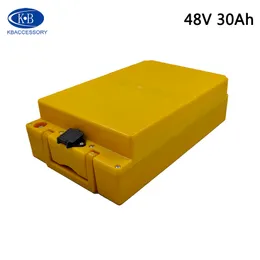 48v 30ah litiumbatteri Använd japanskt ursprung 18650 30B batteri elektrisk cykelbatteri 13-serie 48V + 2A laddare Gratis frakt