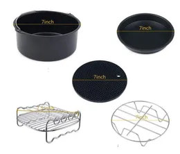 Wholesale 5Pcs/Set Air Fryer Accessories Gowise Phillips And Cozyna Ustensiles Patisserie Baking Tools for Cakes Cake Mould Pastry Tools