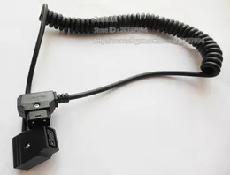 Högkvalitativ PU-spolad D-Tap Man till Kvinna Stretch Spring Connection Cable för DSLR Rig Power V-Mount Anton Batteri / 1pcs