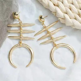 Grossist-dangle örhängen för kvinnor lyx designer fisk ben legering mode ljuskrona örhängen vänskap födelsedag gåvor gratis frakt