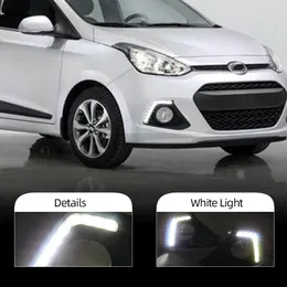 1 satz LED DRL Tagfahrlicht Tageslicht Wasserdichte Nebelscheinwerfer Auto Styling für Hyundai I10 2013 2014 2014 2015 2016