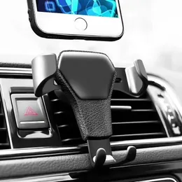 Universal bilmontering Telefonhållare Luftventilstativ för bil Ingen magnetisk telefon Grip Mobiltelefonstativhållare med detaljhandelspaket