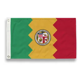 3x5ft 150x90cm Los Angeles sjunker banner högkvalitativ digital tryckt polyester reklam utomhus inomhus, gratis frakt