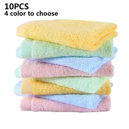 10 Pcs Soft Baby Washcloths: Small, Lightweight Bamboo Fiber Towels for  Home Use