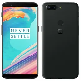 OnePlus 5T 4G LTE Cell 8 GB RAM 128 GB ROM Snapdragon 835 Octa Core Android 6.01 "Tela inteira 20.0MP NFC Face ID do telefone celular