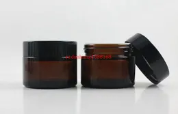 Kostenloser Versand 200 teile/los klar 50g kunststoff creme jar für lose pulver creme kosmetische behälter