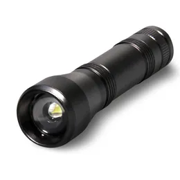 5 SWITCH MODE ZOOM T6 L2 Mini Ficklampa Torch UV LED Black Flicklight Detektor Power med 18650 Batteri