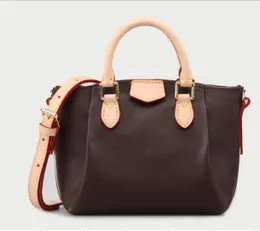 brown mono real leather women shoulder bags 31cm 40cm 45cm 3size lady totes TURENNE Bag M48815 Come with Brand dust package with serial number