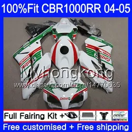 注射用カストロールグリーンホットボディ+タンクCBR 1000RR CBR1000 RR 04-05 275HM.24 CBR1000RR 04 05 CBR 1000 RR 2004 2005 OEM Fairingsキット