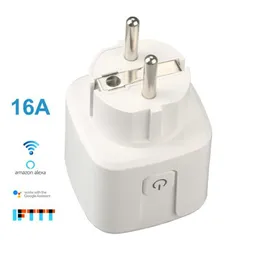 Socket Intelligence Socket 16a EU, Smart Wtyczka, Smart z monitorem Power, WiFi Bezprzewodowe Gniazdo Smart z kontrolą głosu Google Alexa